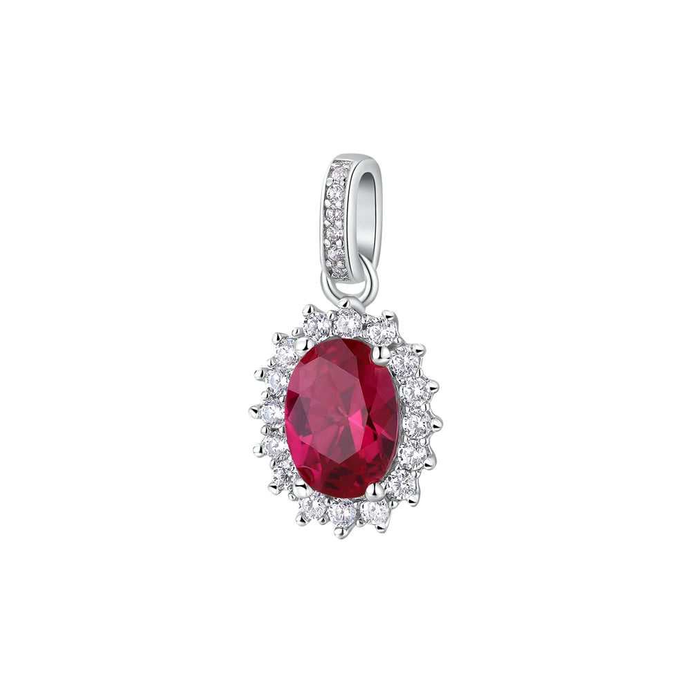 Ciondolo Fancy Kate in Argento con Zircone Ovale Passion Ruby – Brosway FPR13