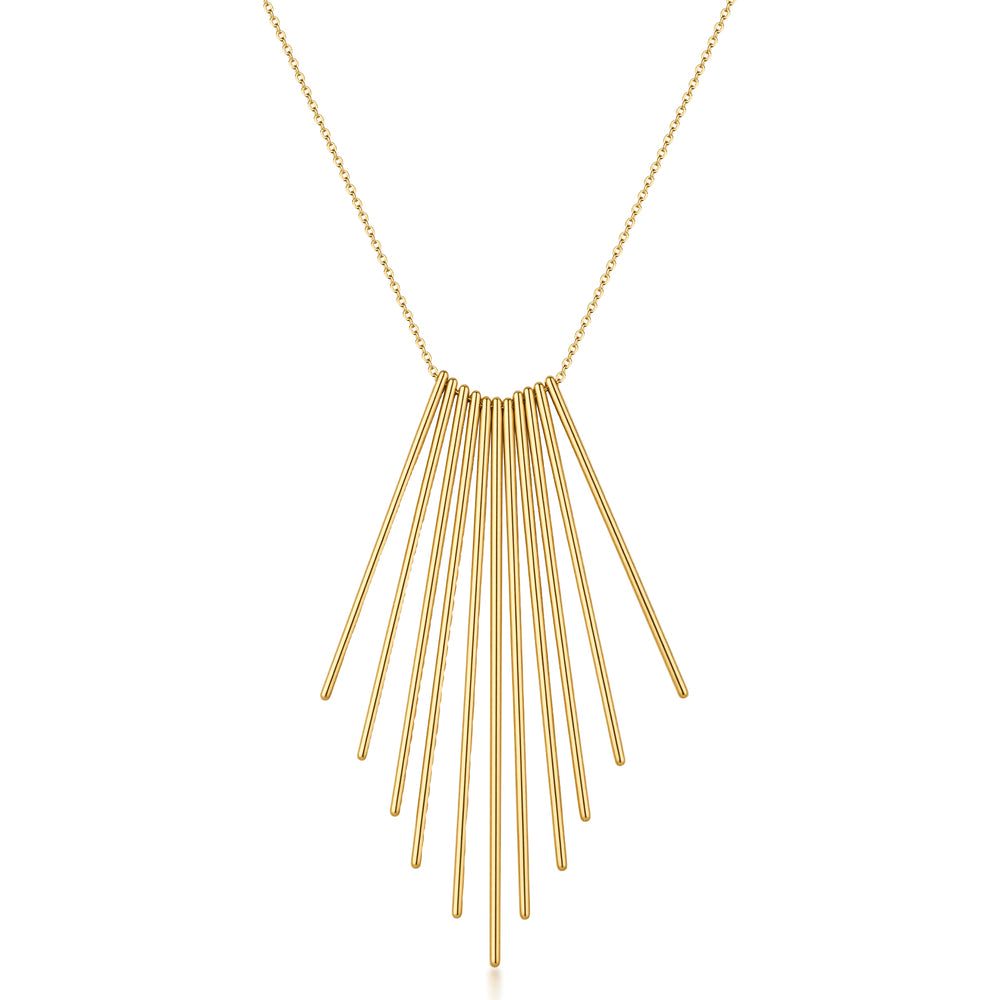 Collana Aura Dorata in Acciaio con Pendente a Barrette – Brosway BAU04