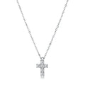 Collana Girocollo Avantgarde in Acciaio con Croce e Zirconi Bianchi – Brosway BVD01