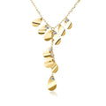 Collana Girocollo Bloom Dorata in Acciaio con Pendenti e Cristalli – Brosway BOM08