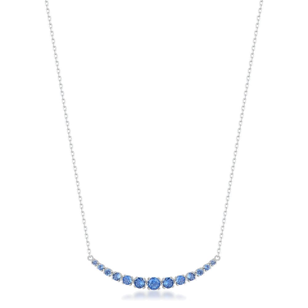 Collana Girocollo Fancy in Argento con Zirconi Blu – Brosway FFB119