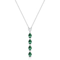 Collana Girocollo Fancy in Argento con Cascata di Gocce Life Green – Brosway FLG110
