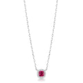 Collana Girocollo Fancy in Argento con Zirconi Bianchi e Passion Ruby – Brosway FPR132