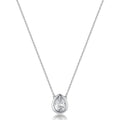 Collana Girocollo Glow in Acciaio con Goccia Centrale e Zirconi – Brosway BGW01