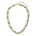 Collana Girocollo Glow Dorata in Acciaio con Elementi a Goccia e Zirconi – Brosway BGW08
