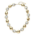 Collana Girocollo Glow Dorata in Acciaio con Gocce e Zirconi – Brosway BGW10