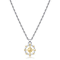 Collana Seawolf in Acciaio con Rosa dei Venti e Dettagli Dorati – Brosway BWF04