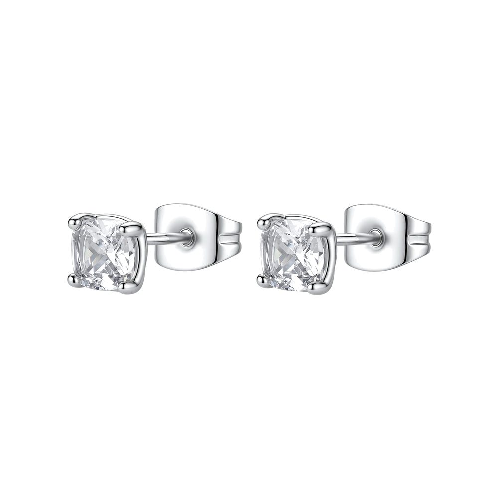 Orecchini a Lobo Desideri in Acciaio con Zircone Cushion – Brosway BEIE035