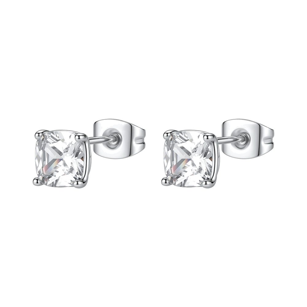 Orecchini a Lobo Desideri in Acciaio con Zircone Cushion – Brosway BEIE036