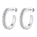 Orecchini a Cerchietto Desideri in Acciaio con Zirconi 2 cm – Brosway BEIE044