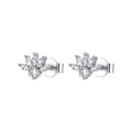 Orecchini a Lobo Fancy in Argento con Fiore e Zirconi Bianchi – Brosway FIW193
