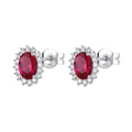 Orecchini a Lobo Fancy Kate in Argento con Zircone Ovale Passion Ruby – Brosway FPR15