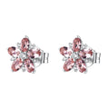 Orecchini a Lobo Fancy in Argento con Fiore e Zirconi Rosa – Brosway FTP28