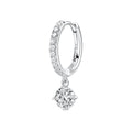 Mono Orecchino Fancy a Cerchietto in Argento con Zircone Pendente – Brosway FIW90