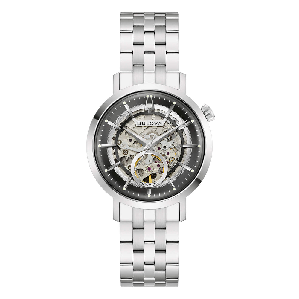 Bulova Aerojet Skeleton 38mm bracciale acciaio 96A353
