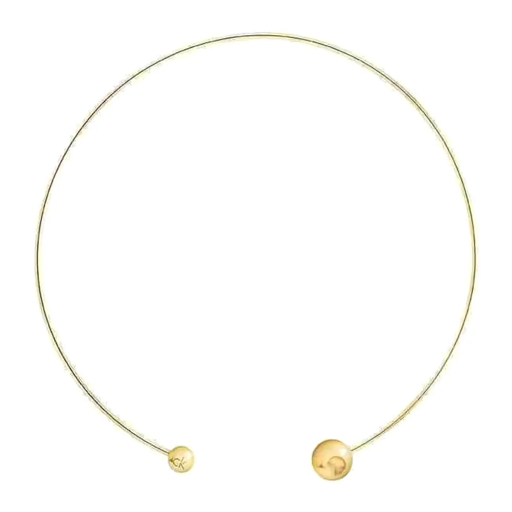 CALVIN KLEIN Collana rigida Sculptural Bubbles dorata 35000785