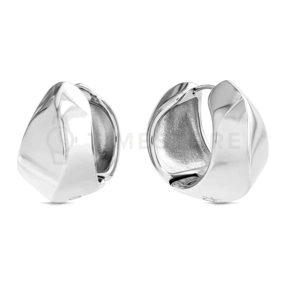 CALVIN KLEIN Orecchini a cerchio Sculptural 35000819