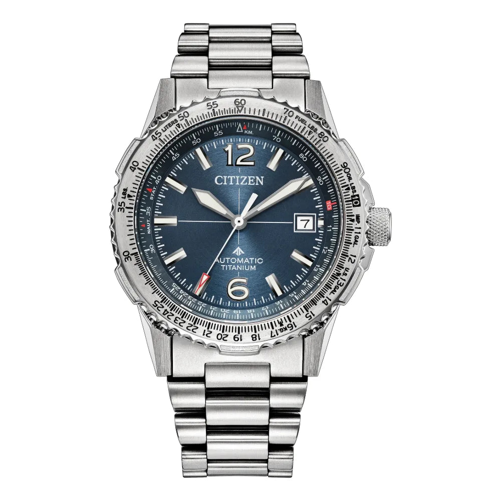 Citizen Promaster Air NK0040-58L quadrante blu, vista frontale