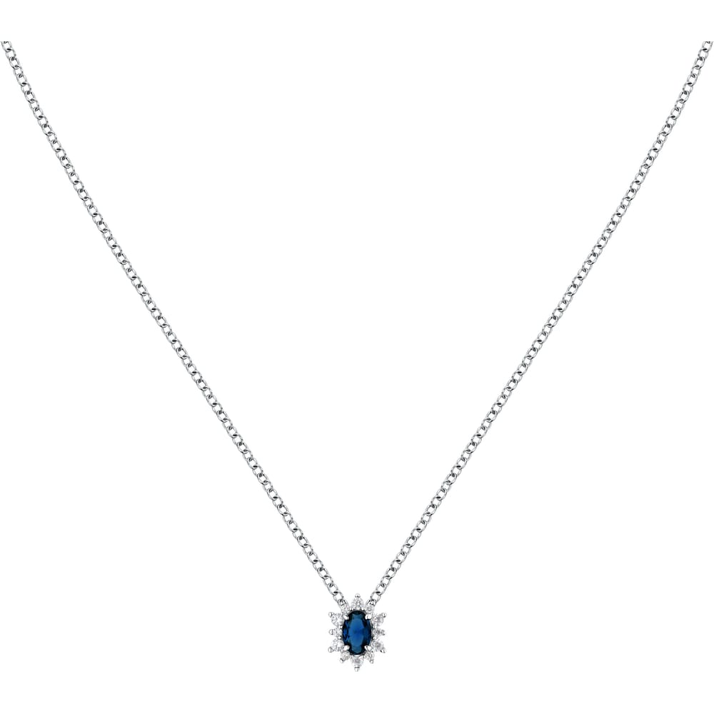 Collana Duchessa con Pendente in Argento e Zirconi Blu – Morellato SAIW150