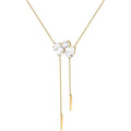 Collana Riflessi con Pendente in Argento Dorato e Zirconi Bianchi – Morellato SABC01