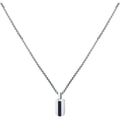 Collana Terra con Pendente in Acciaio Nero e Occhio di Tigre – Morellato SBKA02