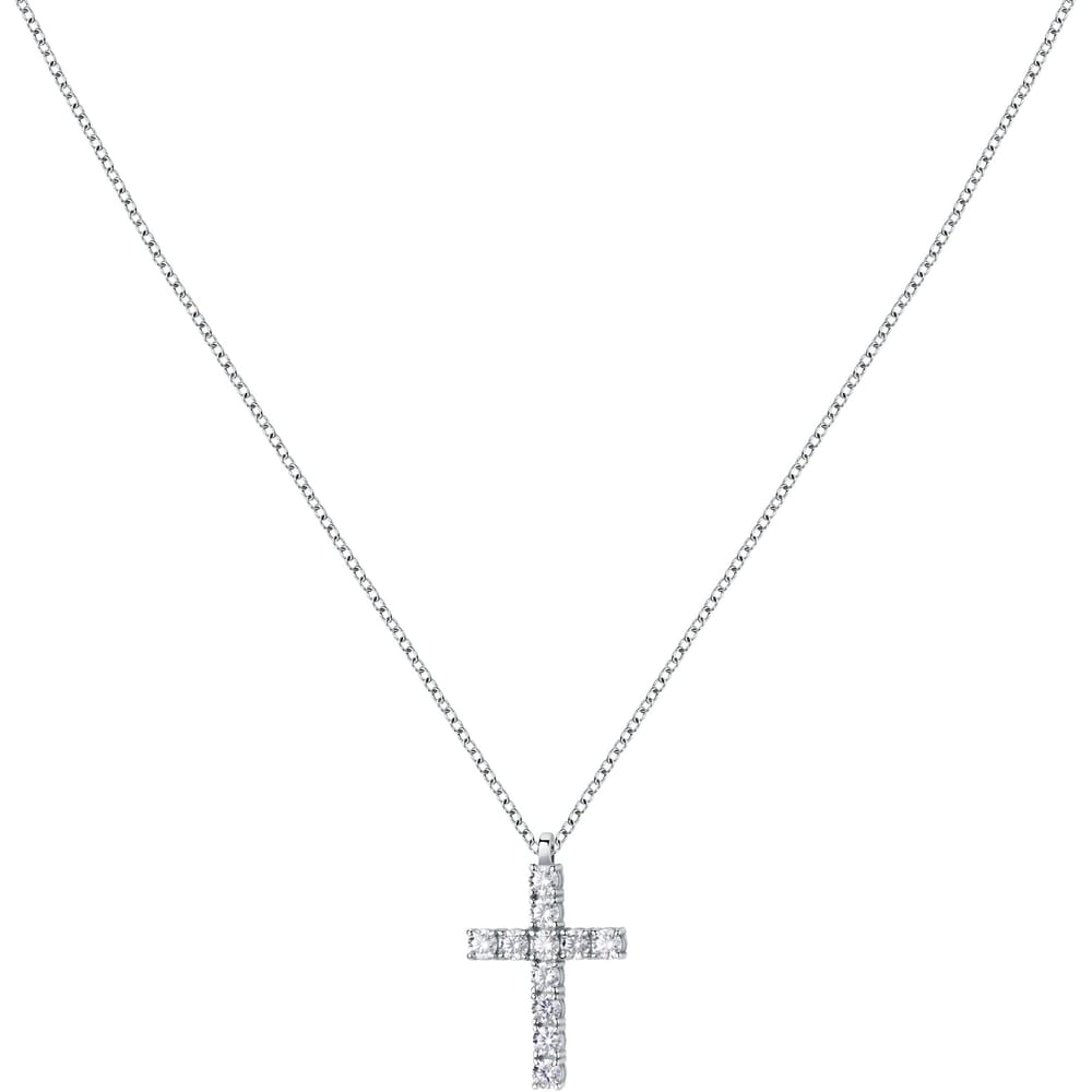 Collana Tesori Croce in Argento e Zirconi – Morellato SAIW117