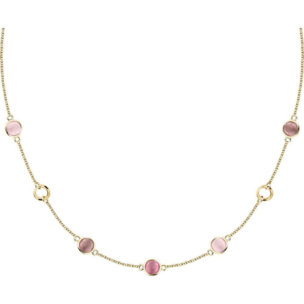 Collana Venezia a Catena in Argento Dorato e Occhio di Gatto – Morellato SAZM13