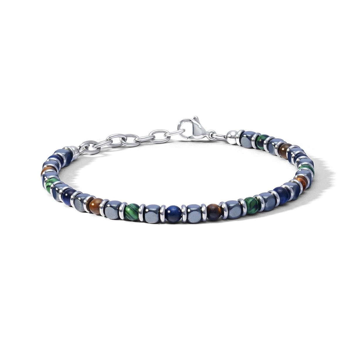Comete Bracciale acciaio con quattro pietre – UBR1198