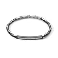 Comete Bracciale faces in Acciaio e PVD nero – UBR1030