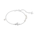Comete Bracciale Farfalla in Argento con zirconi e perle – BRA167