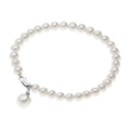 Comete Bracciale filo di perle in Oro 18KT, Diamante bianco e Perla coltivata – BRQ265