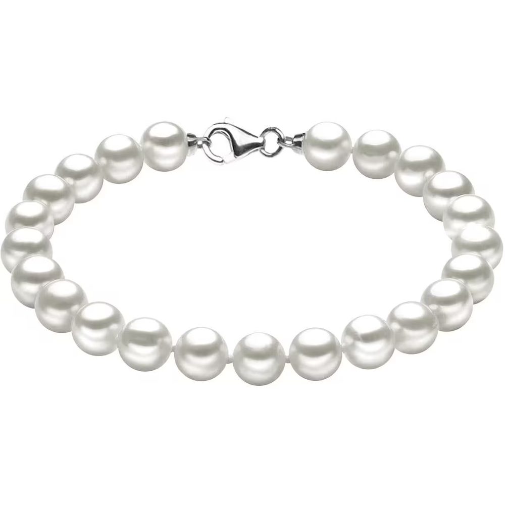 Comete Bracciale filo di perle in Oro 18KT e Perle coltivate Ø 5/5,5 mm – BRQ110S