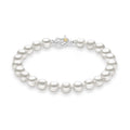 Comete Bracciale Filo Perle Acquadolce in Argento e Stella in Oro giallo – BRQ310