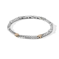 Comete Bracciale in Acciaio con elementi rosè e Diamanti neri – UBR1156