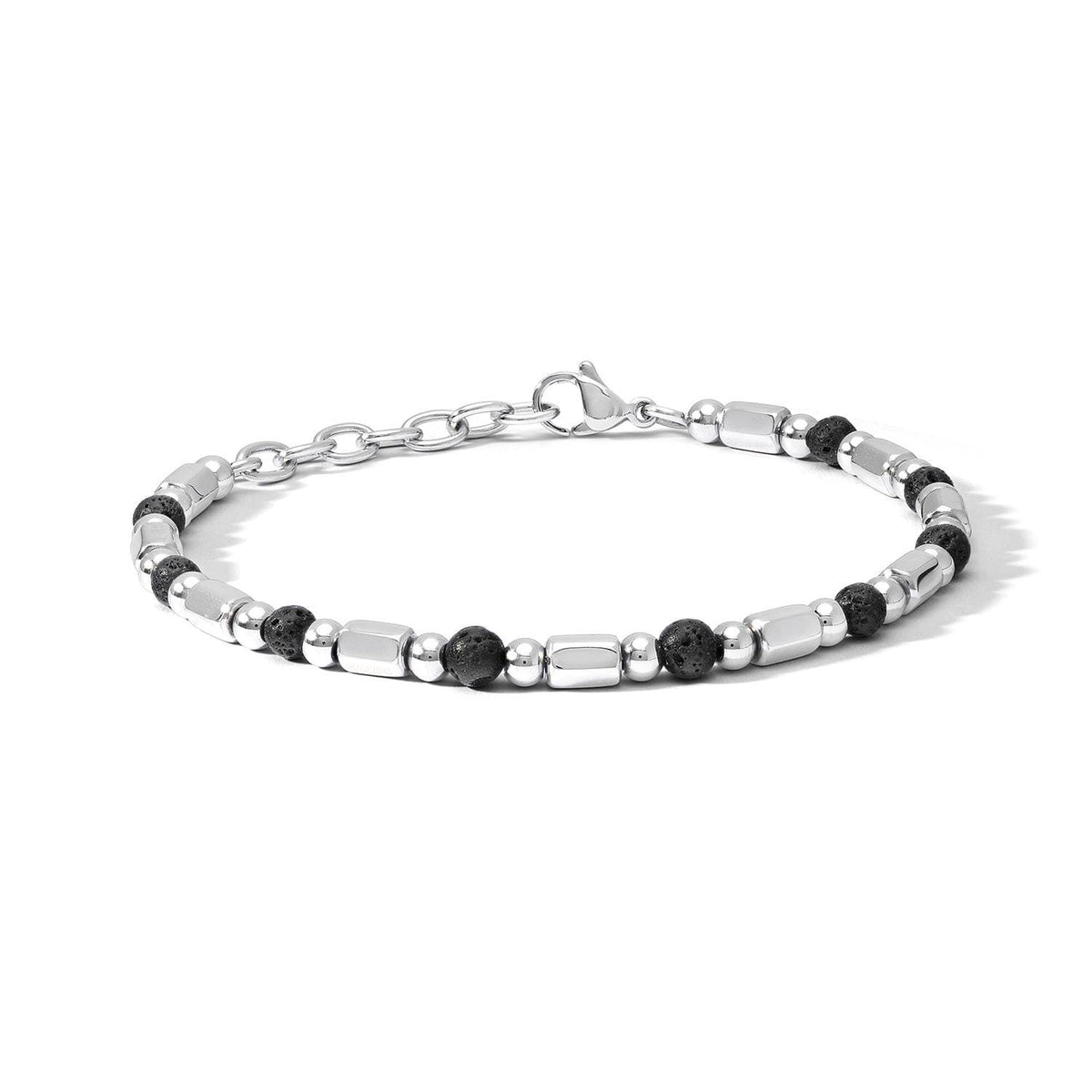 Comete Bracciale in Acciaio e onice nero – UBR1193