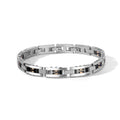 Comete Bracciale in Acciaio, PVD rosè e nero – UBR1314