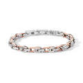 Comete Bracciale in Acciaio, zirconi bianchi e PVD – UBR1310
