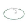 Comete Bracciale in Argento con radice di smeraldo e zirconi – BRA294