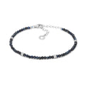 Comete Bracciale in Argento con radice di zaffiro blu e zirconi – BRA291