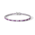 Comete Bracciale in Argento con Zirconi Rubino e rosa – BRA268