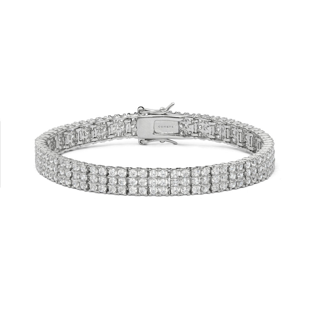 Comete Bracciale in Argento e Zirconi bianchi – BRA265