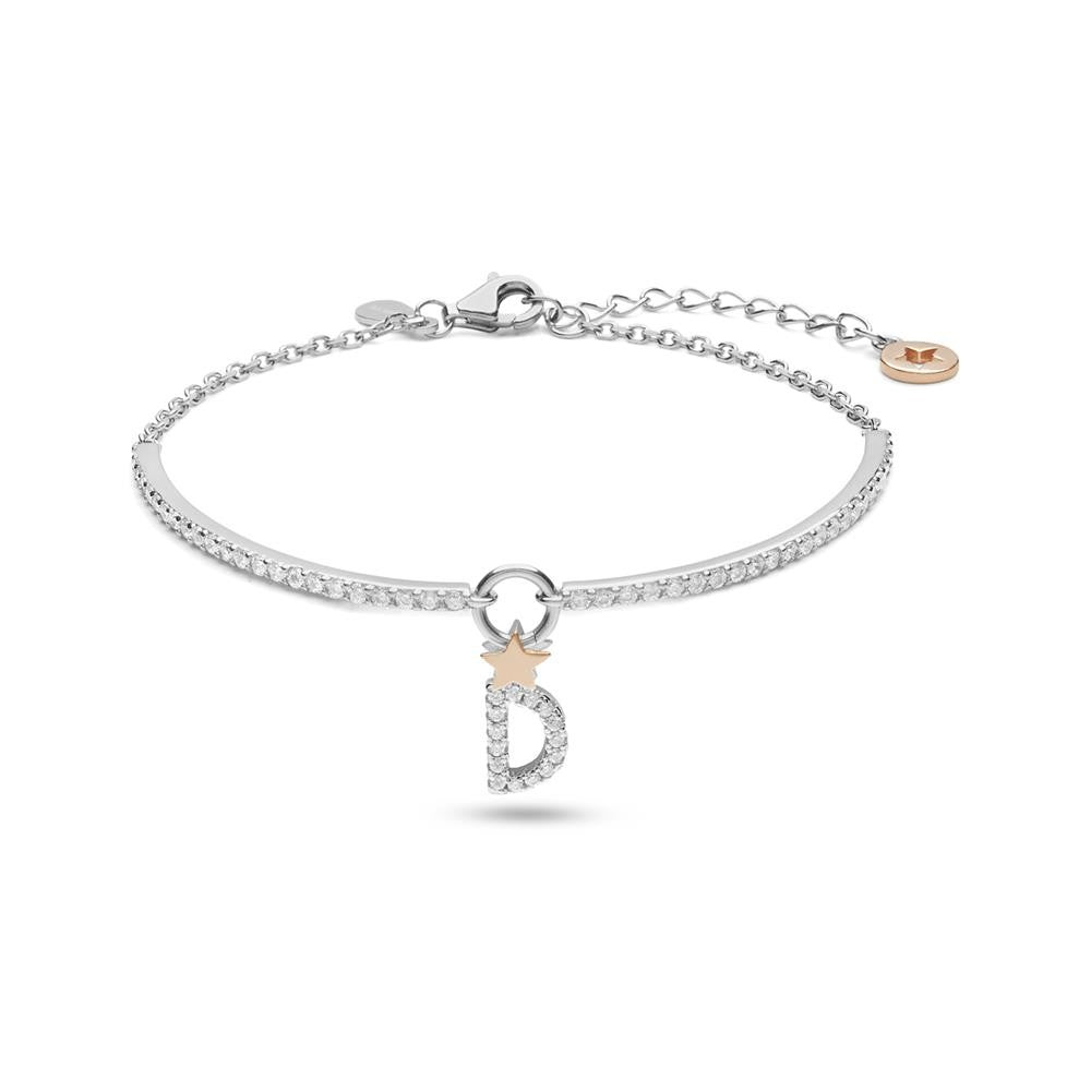 Comete Bracciale in Argento Lettera D – BRA180
