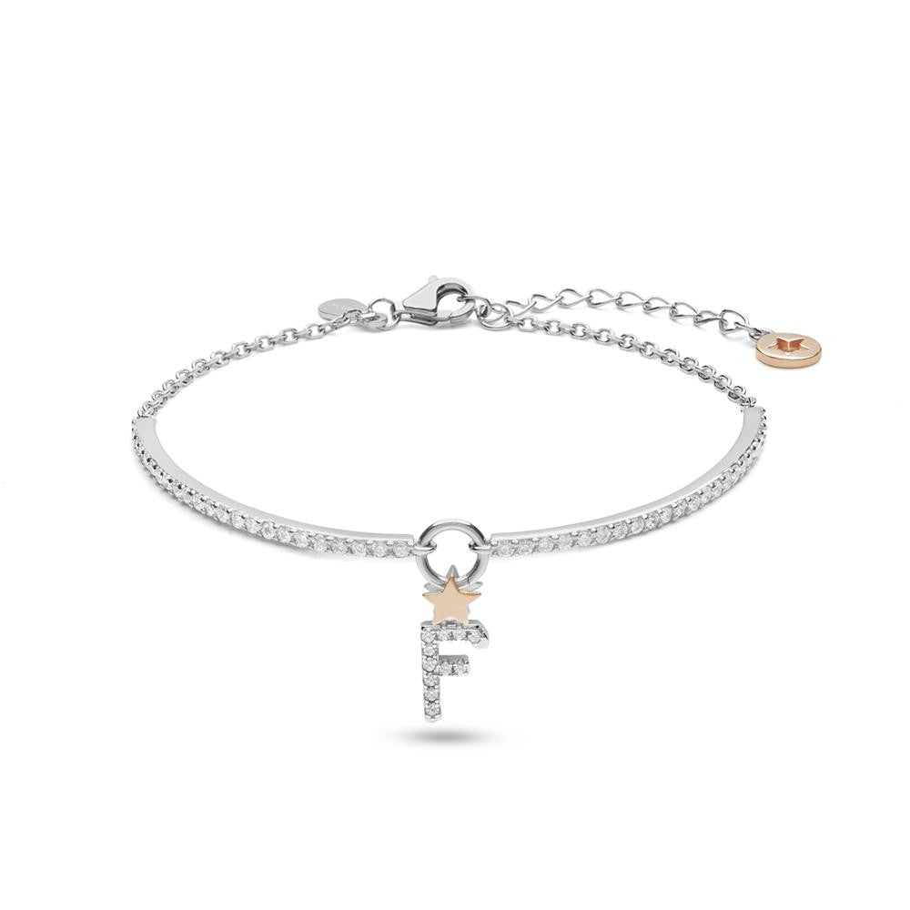 Comete Bracciale in Argento Lettera F – BRA182