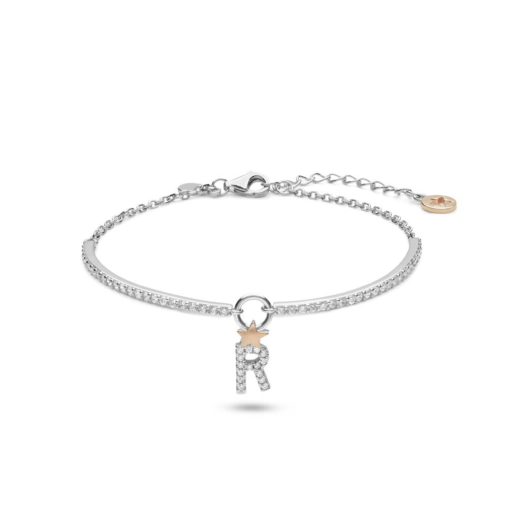 Comete Bracciale in Argento Lettera R – BRA194