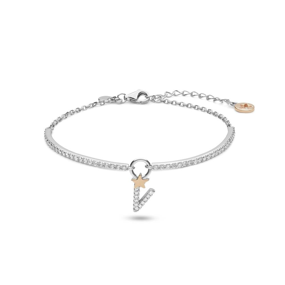 Comete Bracciale in Argento Lettera V – BRA198
