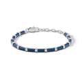 Comete Bracciale Mineral in Acciaio con ematite blu ø 4,00mm – UBR1344