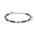 Comete Bracciale Mineral in Acciaio con ematite blu ø 4,3mm – UBR1340