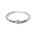 Comete Bracciale Timone in Acciaio ed ematite grigia – UBR1266