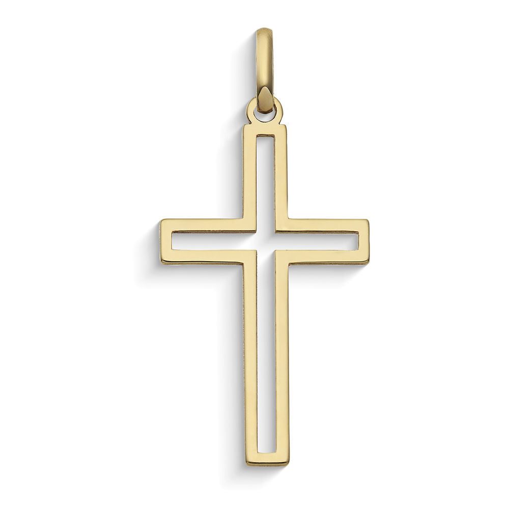 Comete Ciondolo con Croce in Oro giallo 9 kt – KCOB033