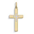 Comete Ciondolo Croce in Oro giallo 9 kt e smalto – KCOB034
